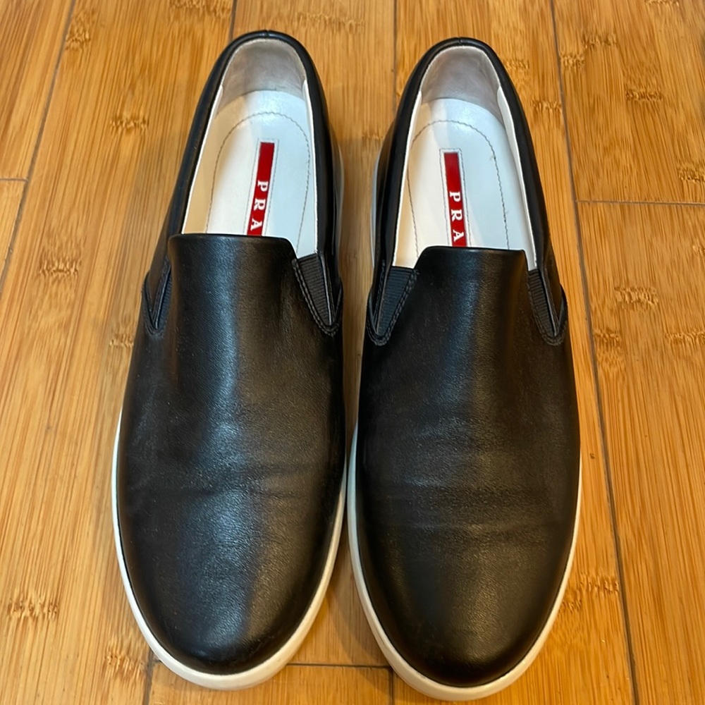 Prada slip on sneaker